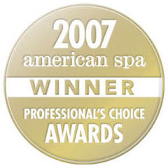 2007 American Spa Professionals Choice Award Winner