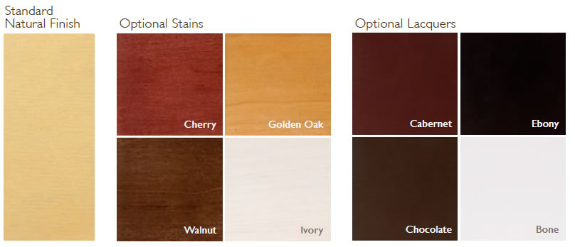 Oakworks Finish Options