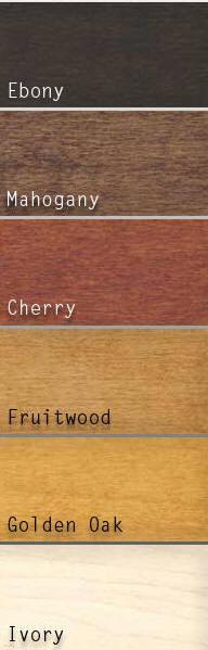 Custom Wood Stain options
