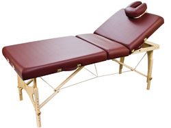 Portable Massage Table: Alliance Wood